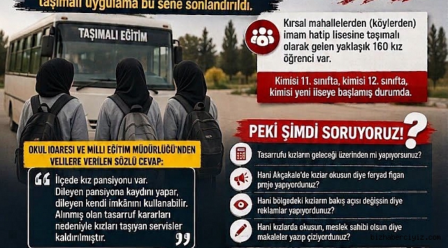 Akçakale’de 160 Kız Öğrenciyi İlgilendiren Taşımalı Eğitim Kararı Tepki Çekti.